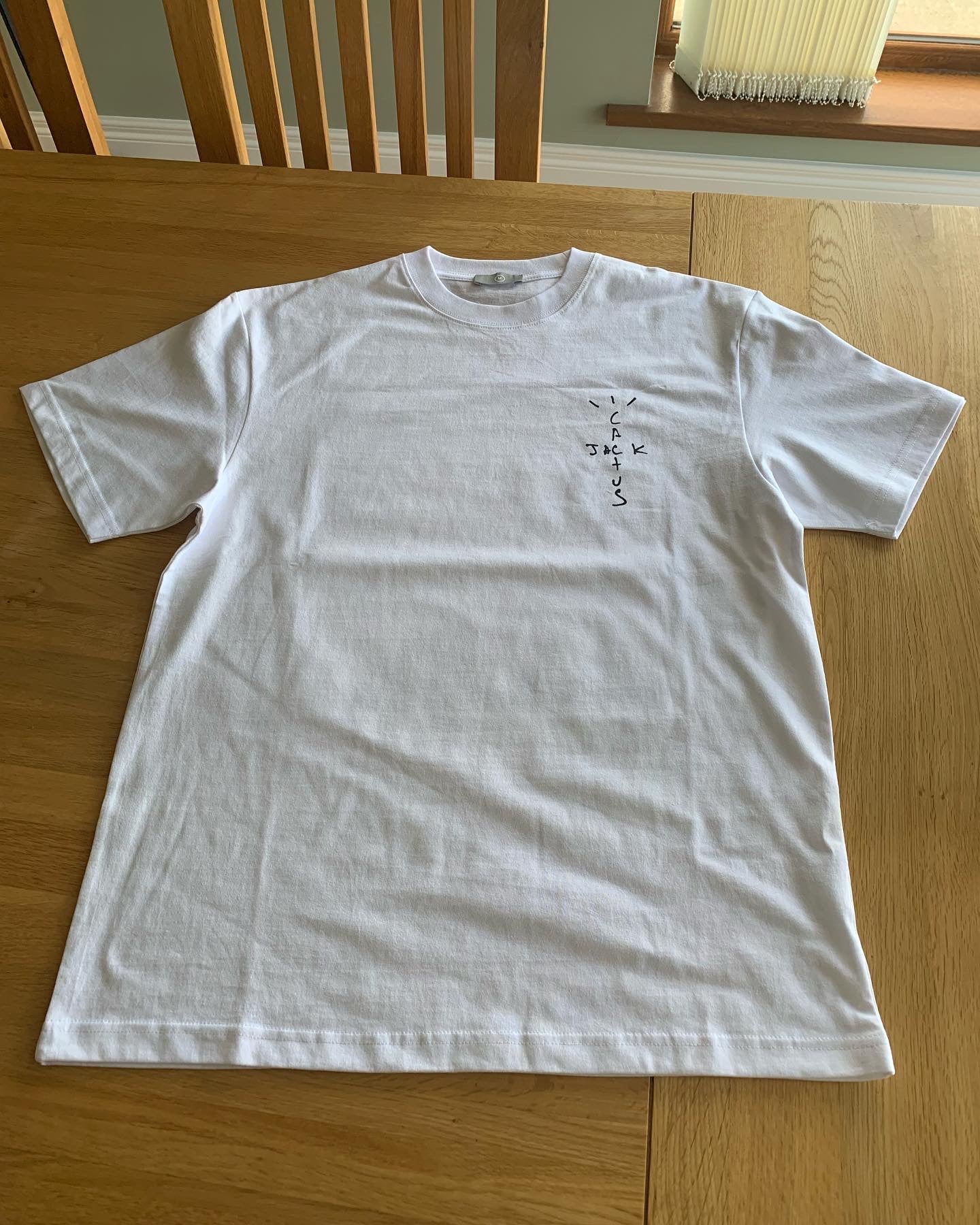White Travis Scott “Look Mom I Can Fly” Graphic Tee