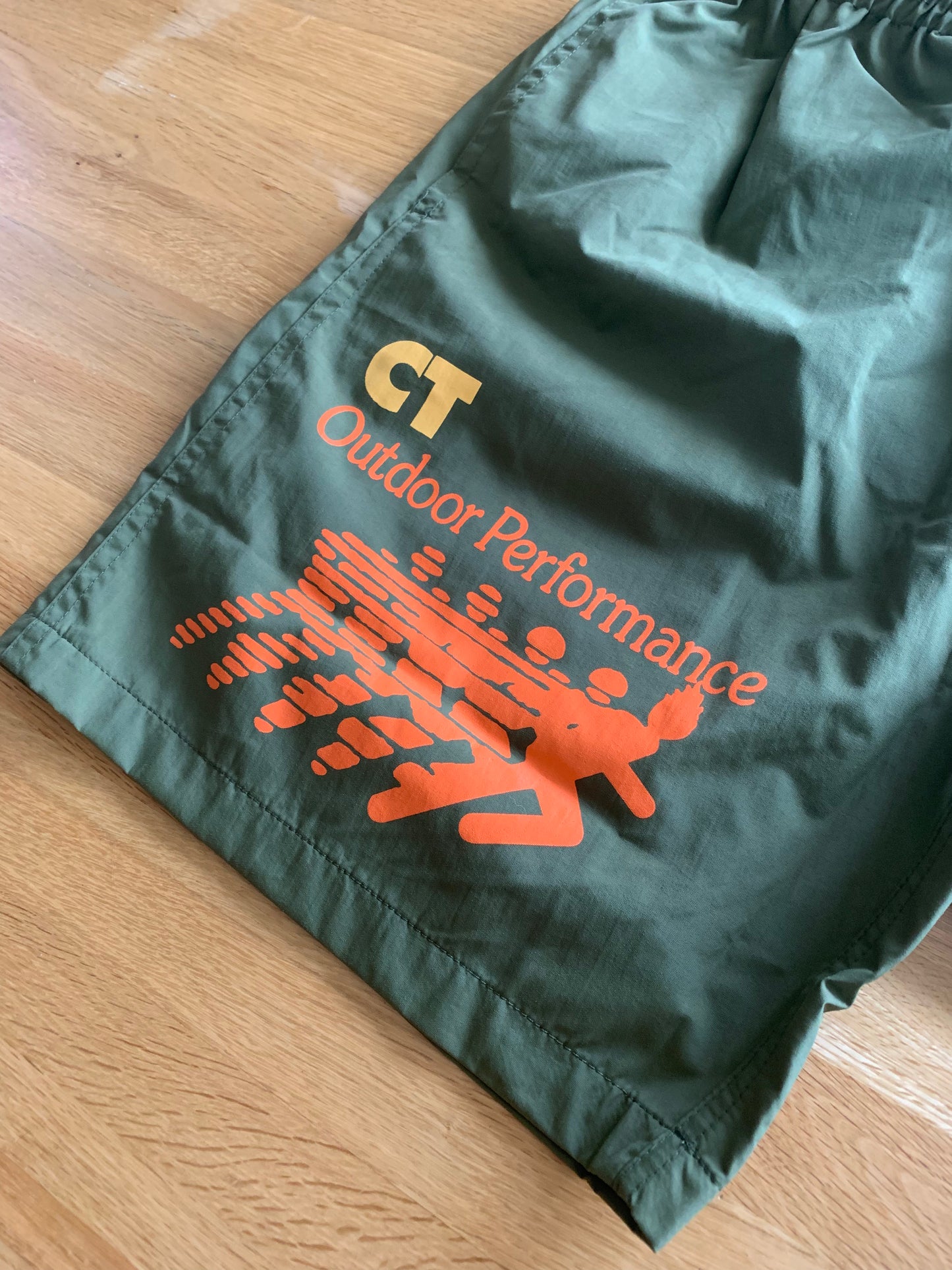 Green Travis Scott Cactus Jack Graphic Shorts