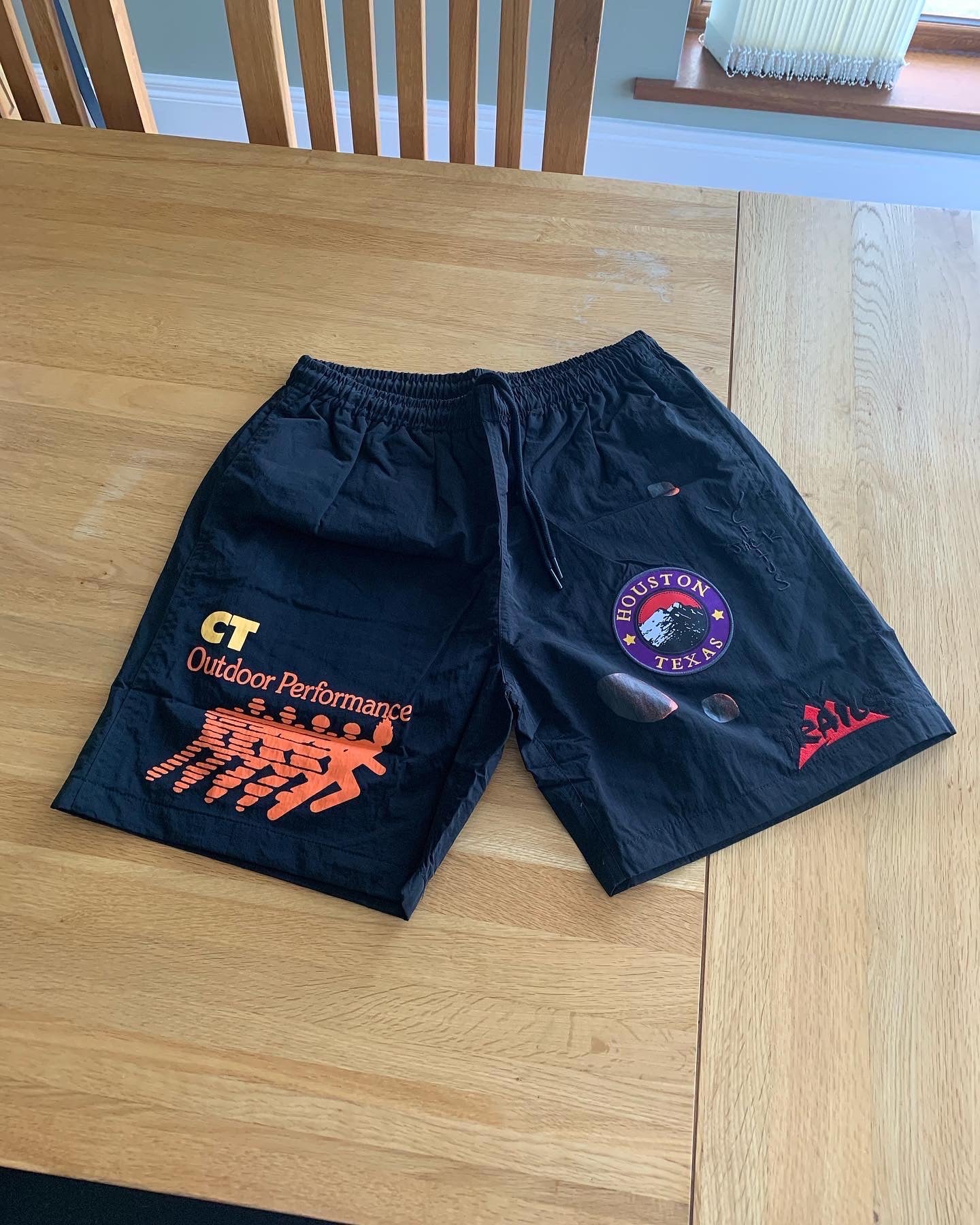 Black Travis Scott Cactus Jack Shorts