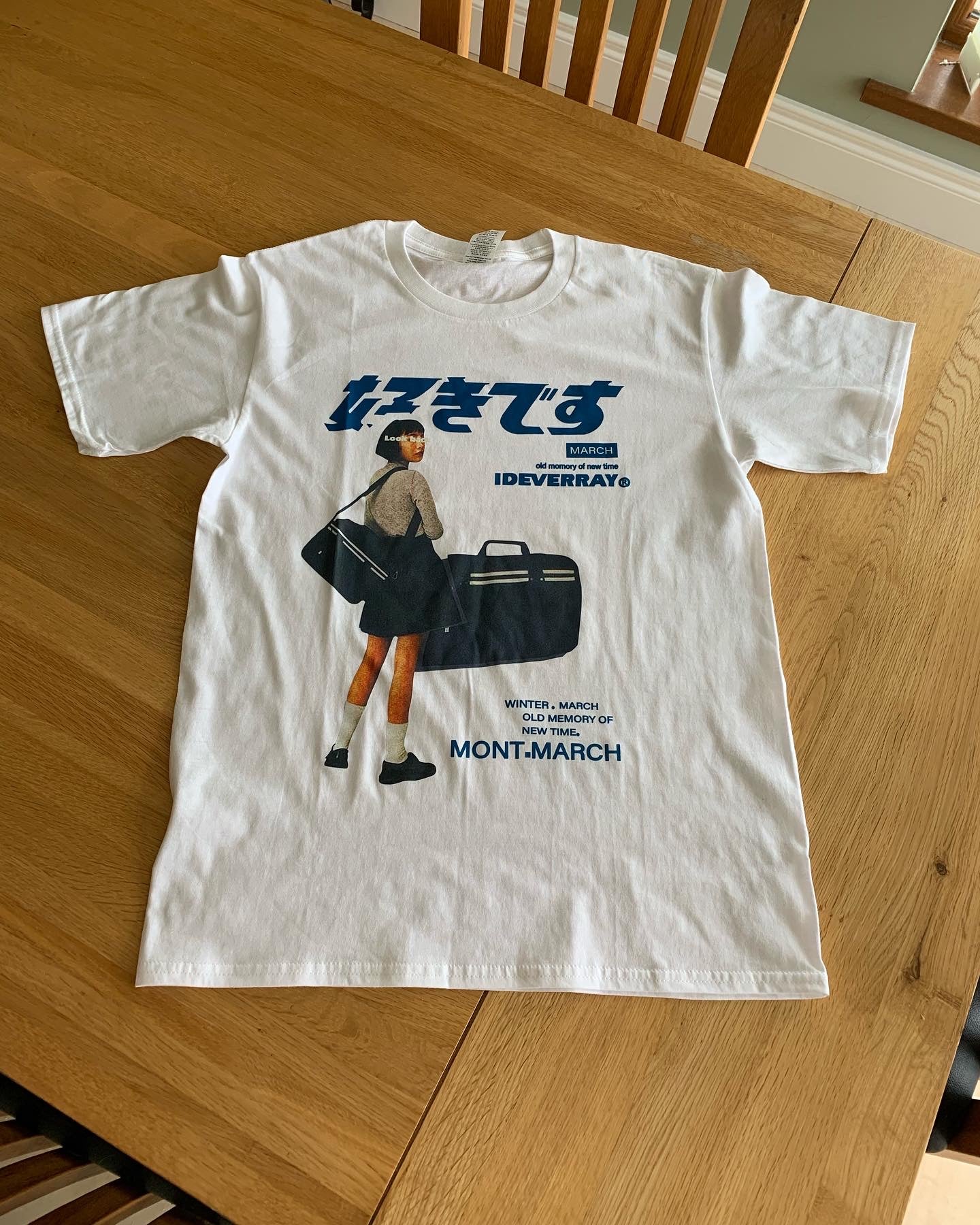 White Tokyo Girl Graphic Tee