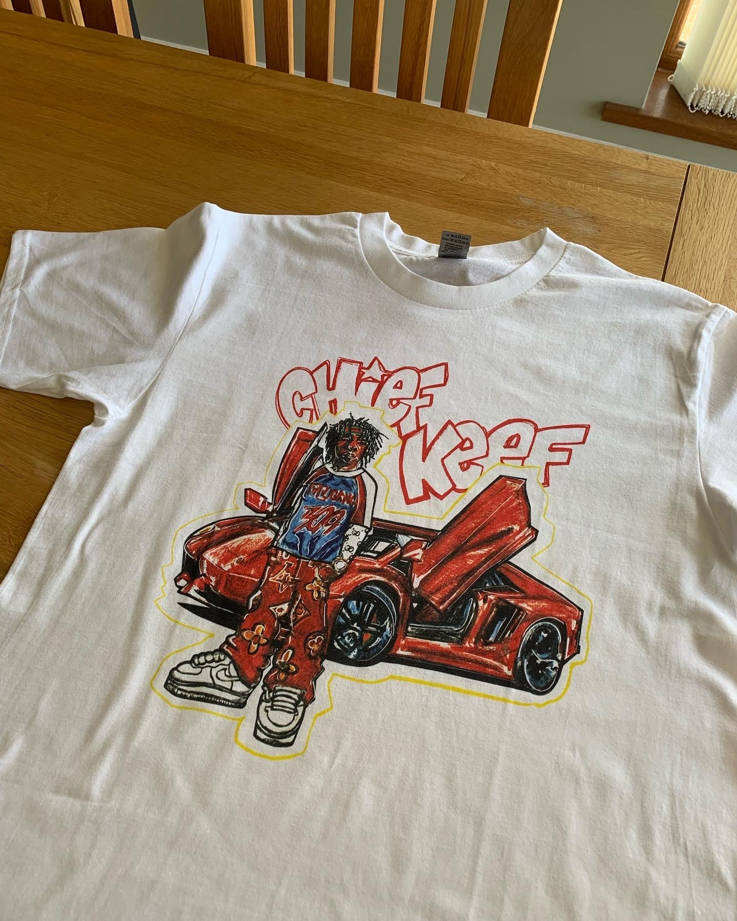 Chief Keef Graphic Tee White
