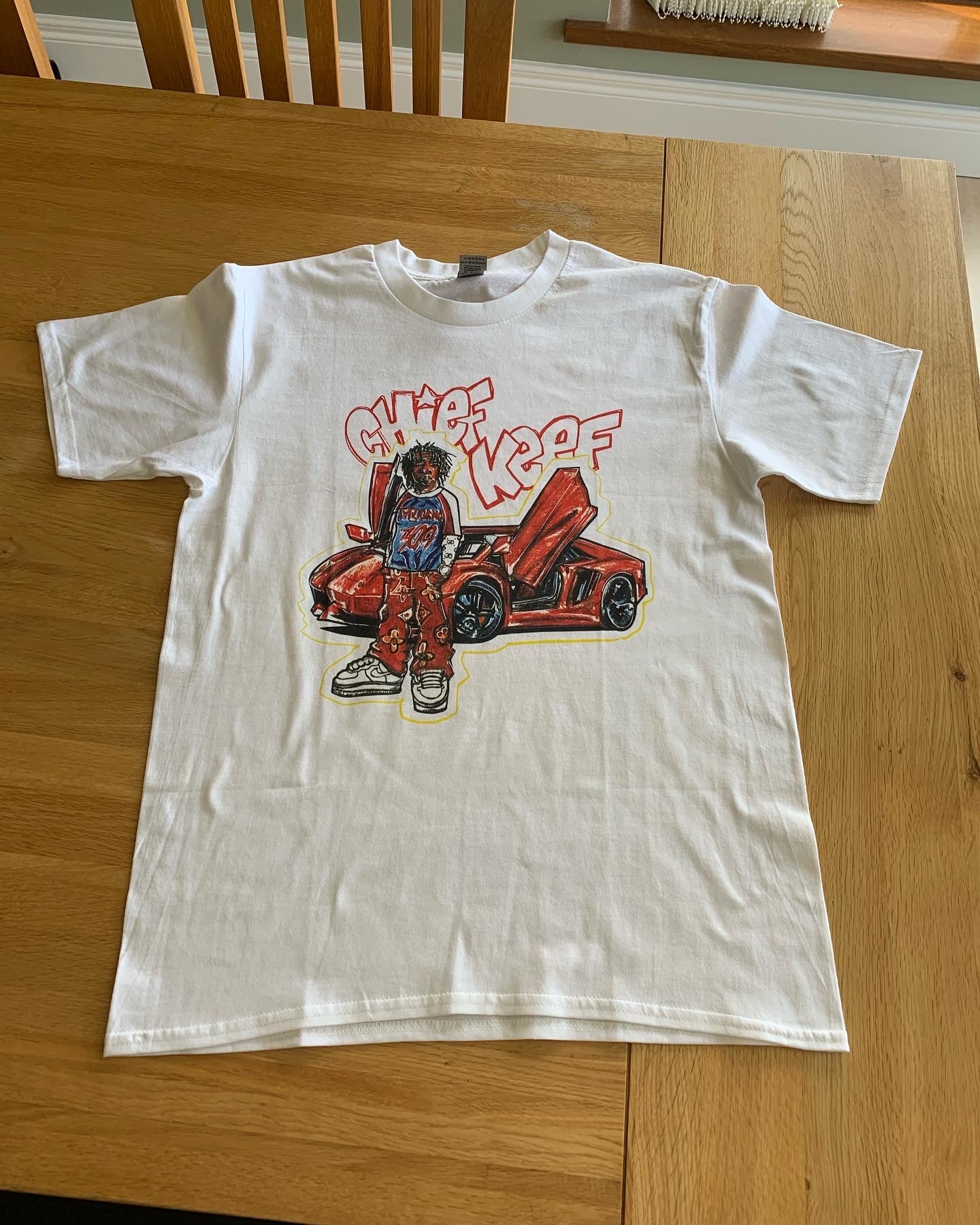 Chief Keef Graphic Tee White