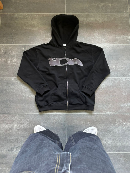 IDA Black Zip Up Hoodie