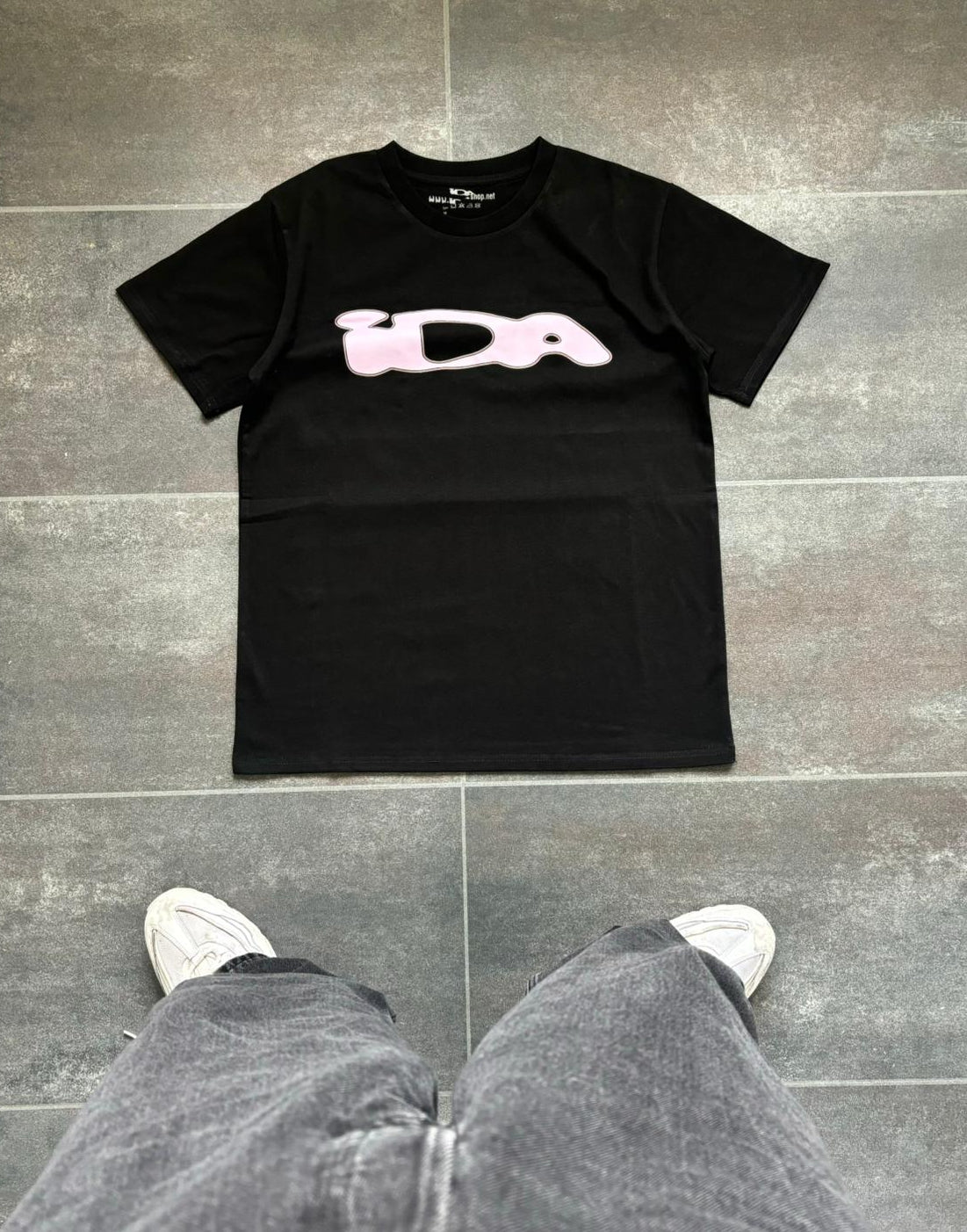 IDA Black & Pink Graphic Tee