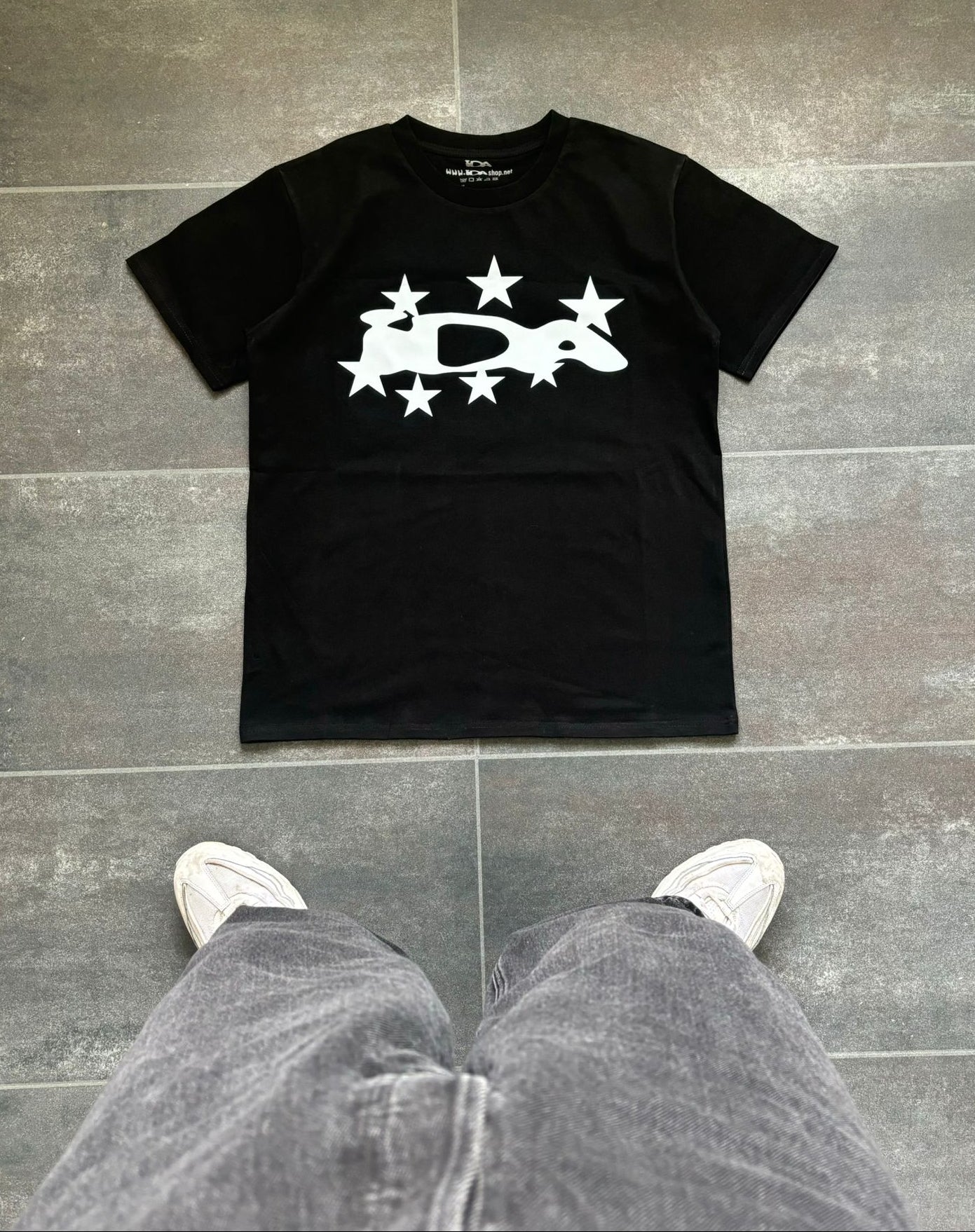 IDA Black & White Graphic Tee
