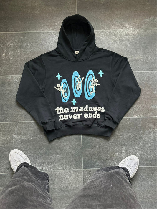 Broken Planet Black & Blue Hoodie