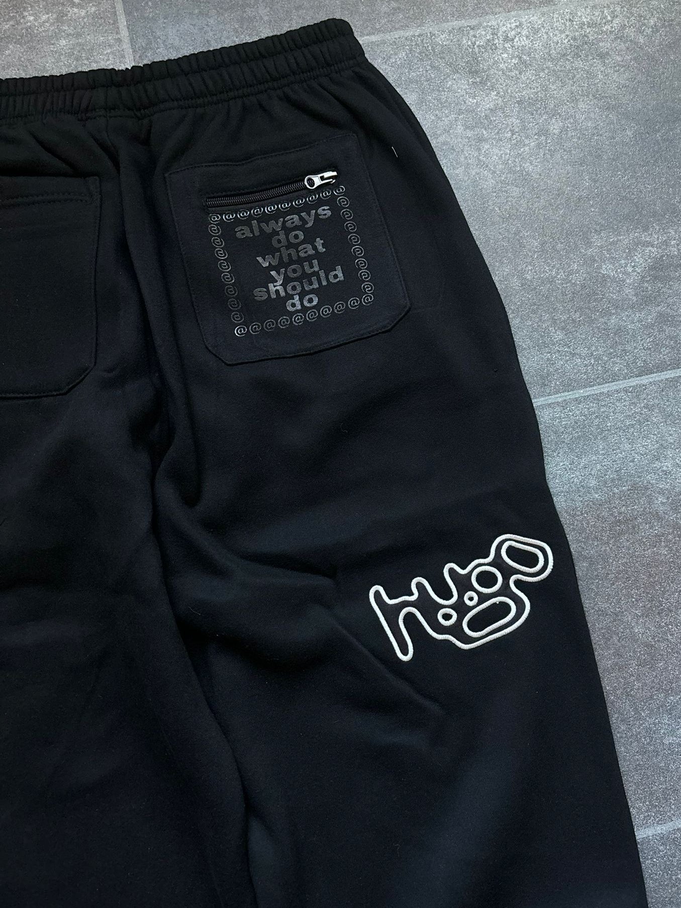 Adwysd X Hugo Black Joggers