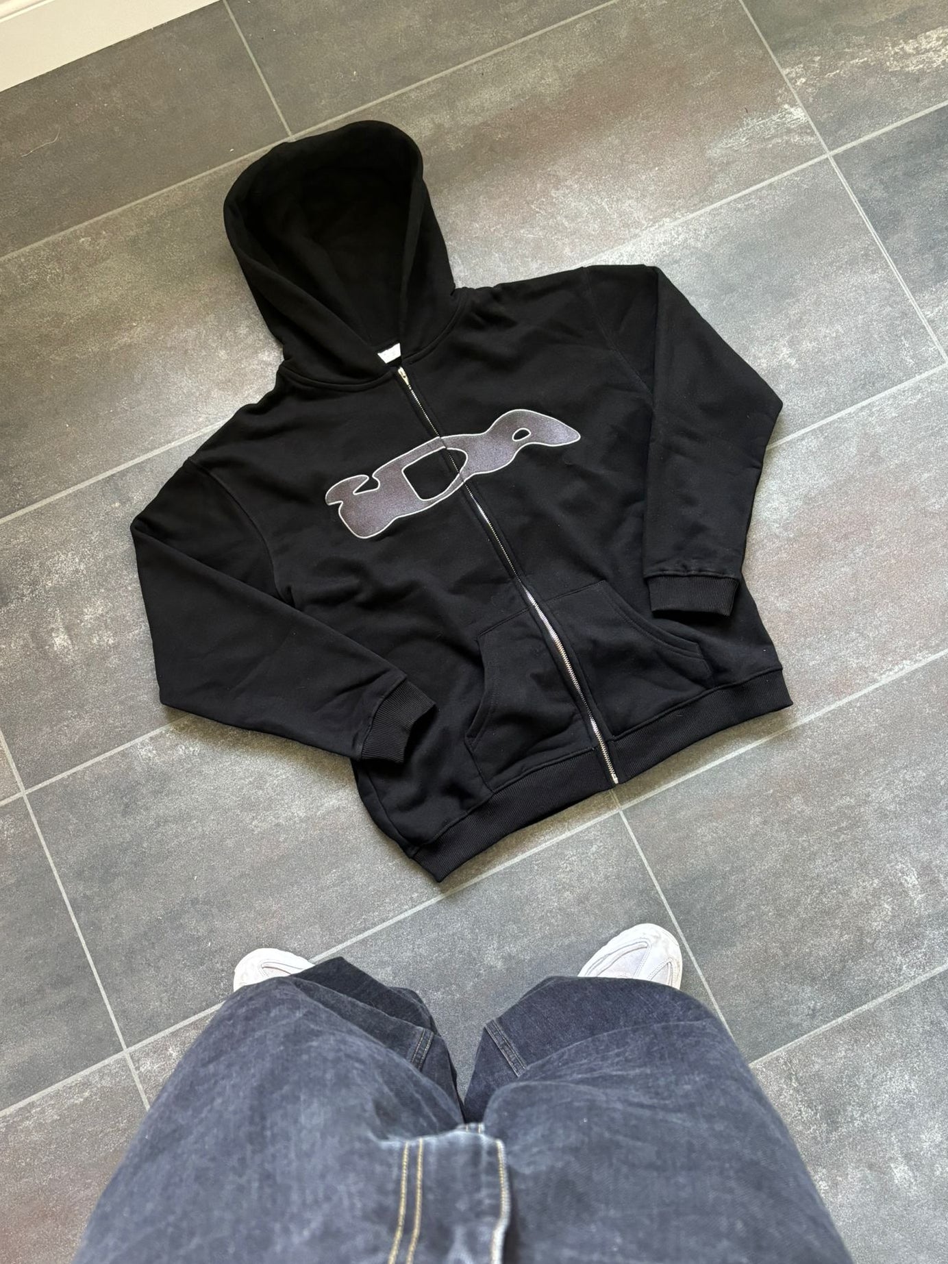 IDA Black Zip Up Hoodie