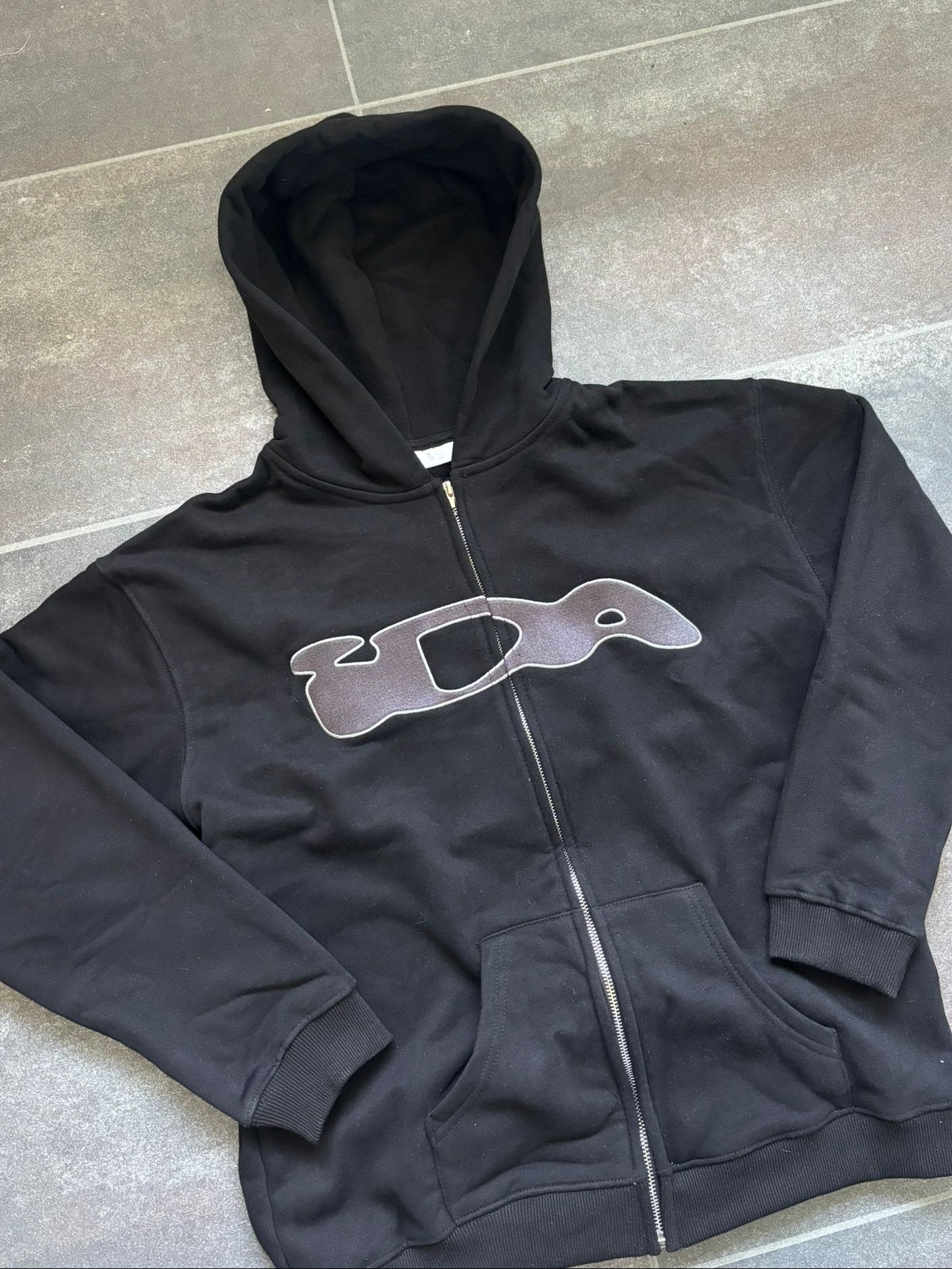 IDA Black Zip Up Hoodie