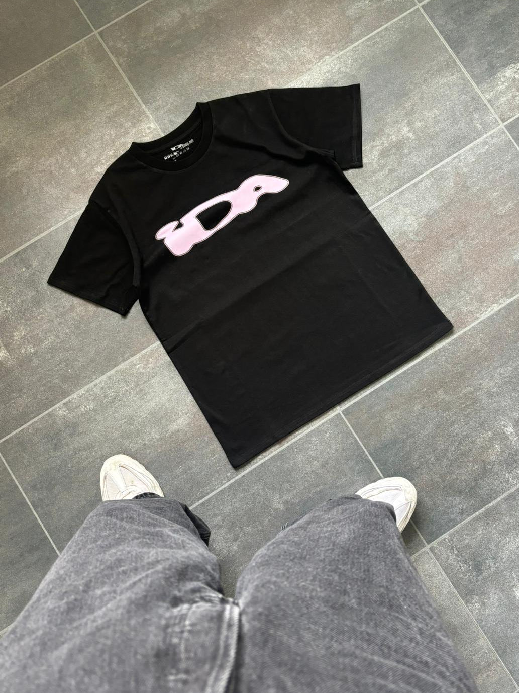 IDA Black & Pink Graphic Tee