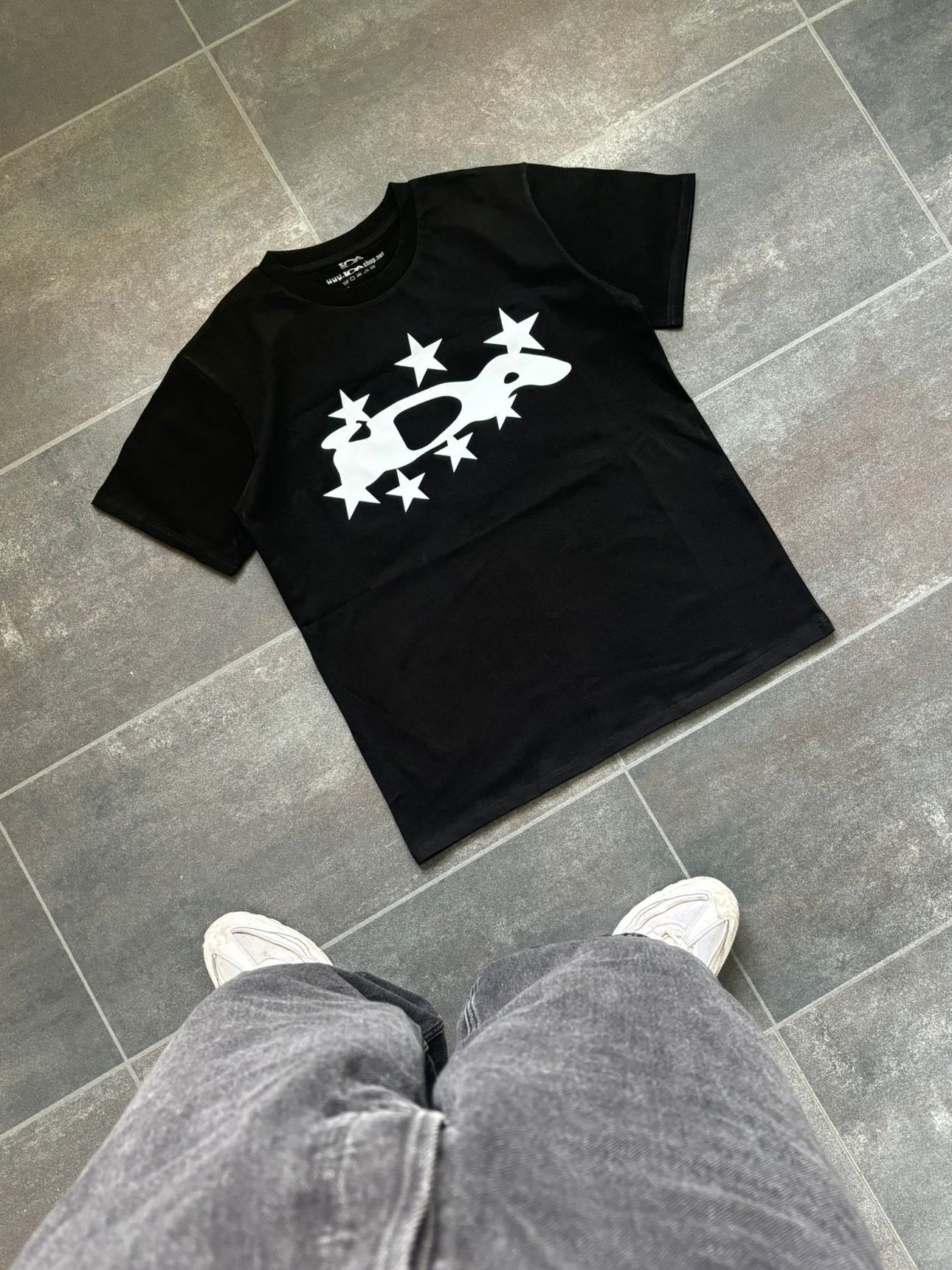 IDA Black & White Graphic Tee