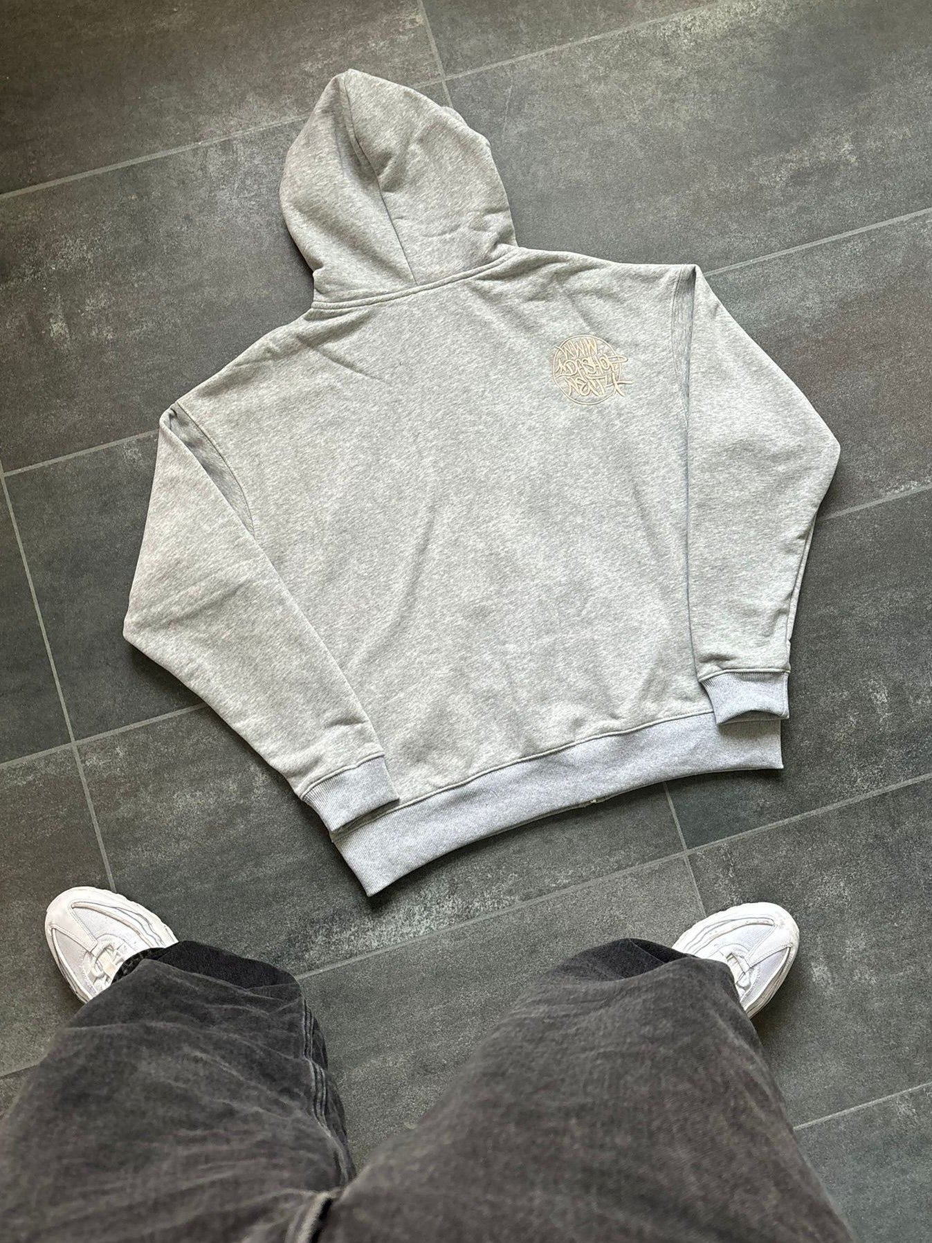 IDA Grey & Black Zip Up Hoodie