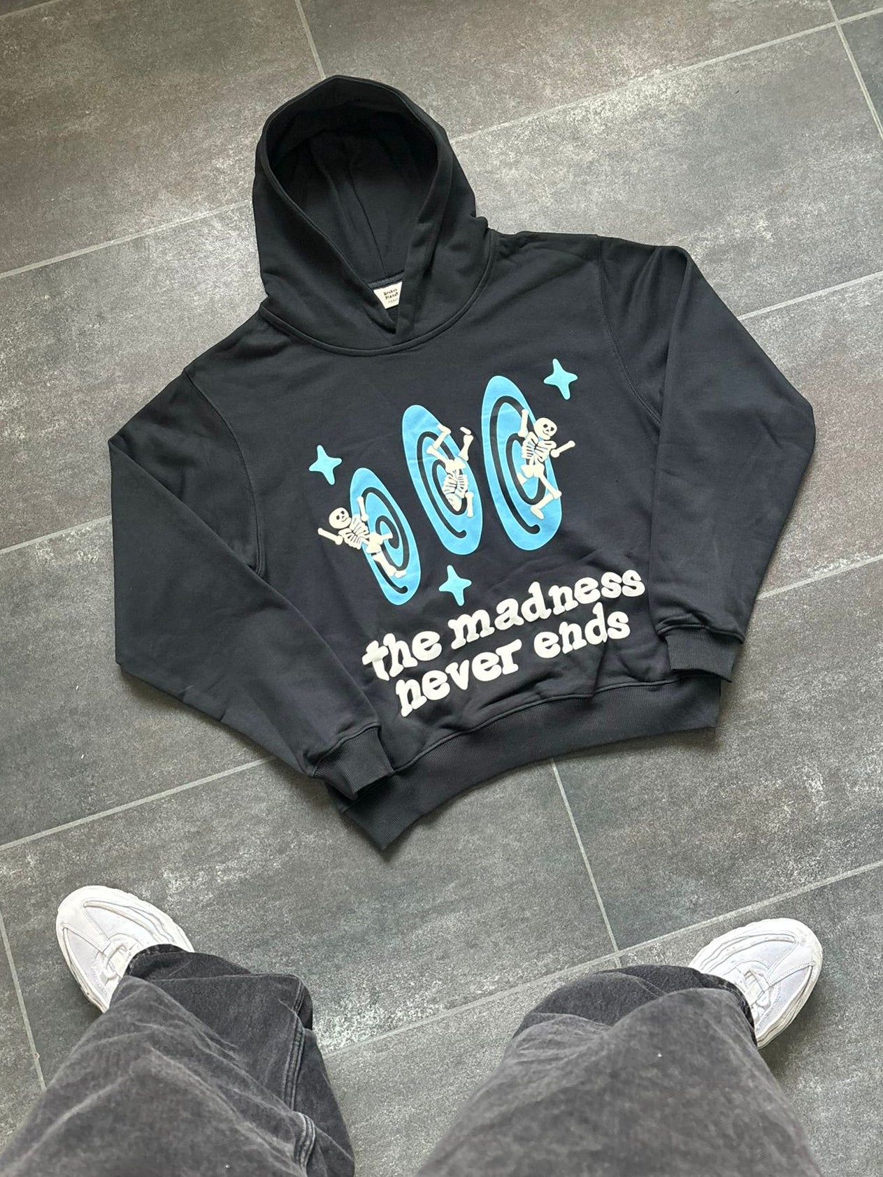 Broken Planet Black & Blue Hoodie